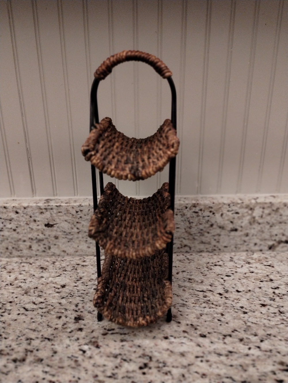 Wine Rack Wicker 3 Tier - Picture 3 of 6